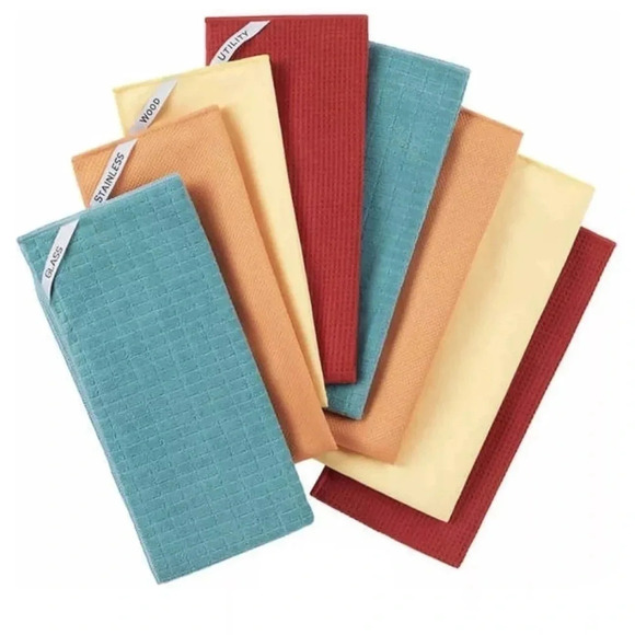 Town & Country Microfiber Cleaning Cloths, 8-piece Set Culinary Kitchen Towels - Picture 1 of 4
